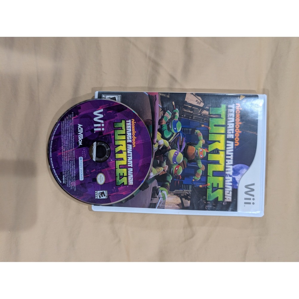 Activision Teenage Mutant Ninja Turtles Nintendo Wii Everyone 10+ White Action